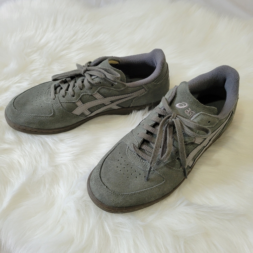 Asics Gray Sneakers Classic Low-Top Design - Picture 12 of 13